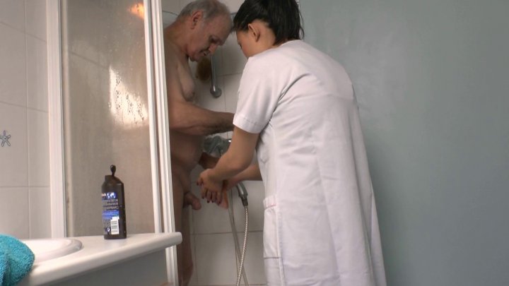 Horny old pervert asks his Asian nursemaid to fuck - Porn ...